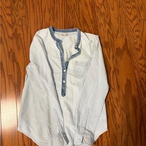 J. Crew Light Blue Denim Shirt